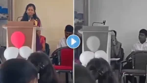 “नशिबापुढे कोणाचंही चालत नाही”, निरोप समारंभात भाषण करताना स्टेजवर कोसळली अन्…, विद्यार्थीनीच्या मृत्यूचा थरारक VIDEO व्हायरल
